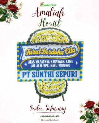 Papan Bunga Duka di Tinggar